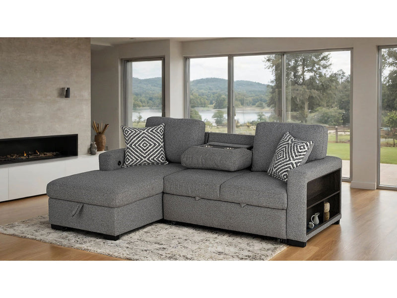 Chatham Gray Left-Chaise Sectional