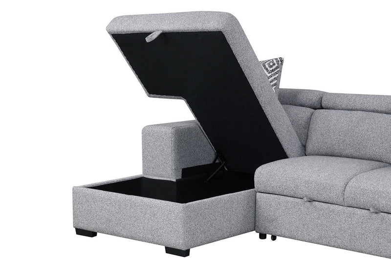 Chatteris Gray Left-Chaise Sectional