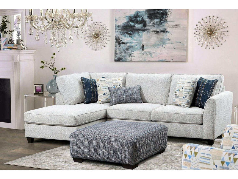 Chepstow Cream L Shape Sectional Sofa