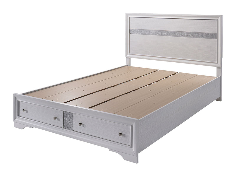 Chrissy White 5 Pc. Queen Bedroom Set w/ Chest