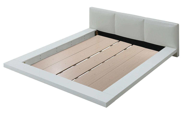 Christie White High Gloss Lacquer California King Bed