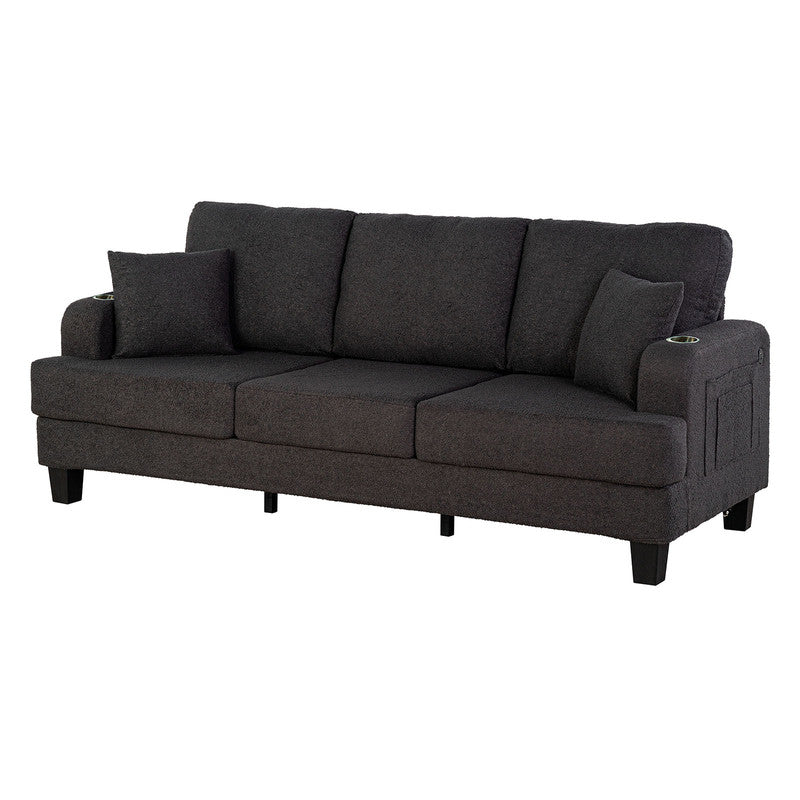 Cinderford Dark Gray Sofa & Loveseat