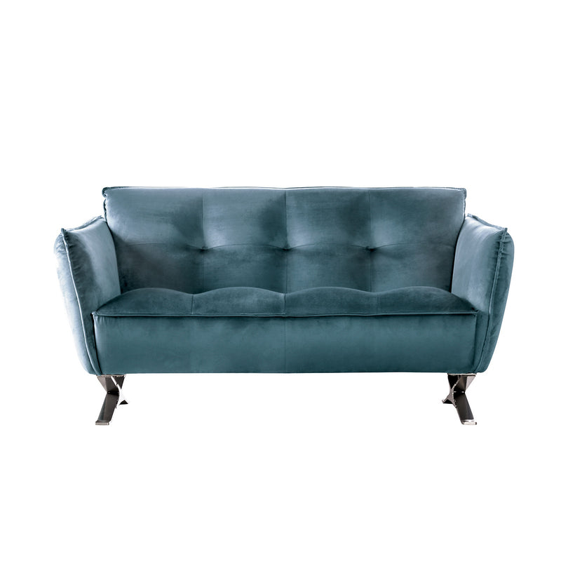 Civellutino Teal Upholstery Living Room Set