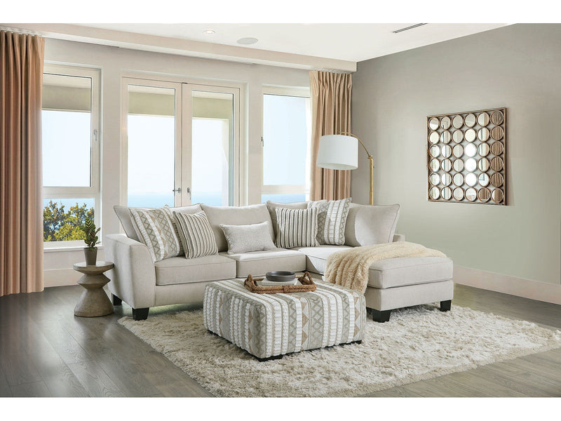 Clapham Beige/Ivory Sectional