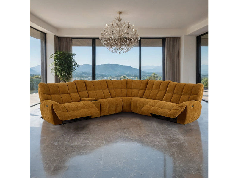 Clemens Butterscotch Power Sectional