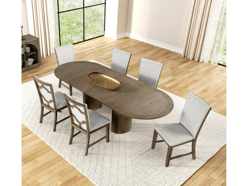 Clements Oak 7 Pc. Dining Room Set