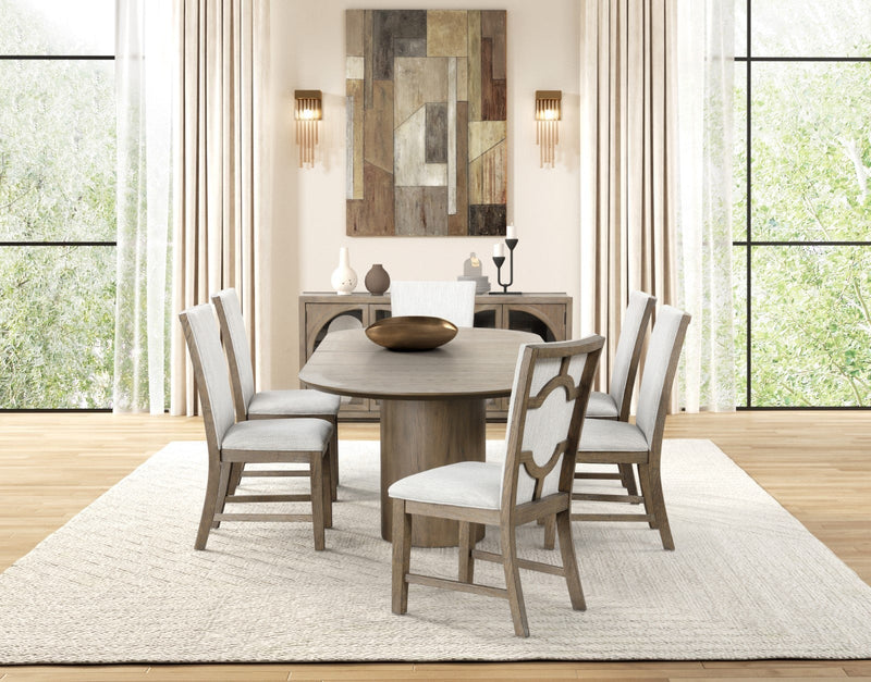 Clements Oak 9 Pc. Dining Room Set