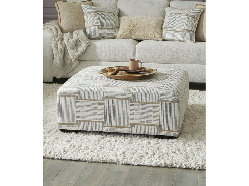 Cochrane Beige Ottoman