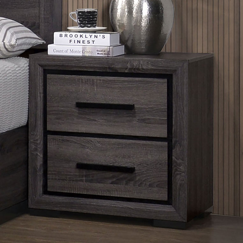 Conwy Gray 5 Pc. Queen Bedroom Set w/ 2NS