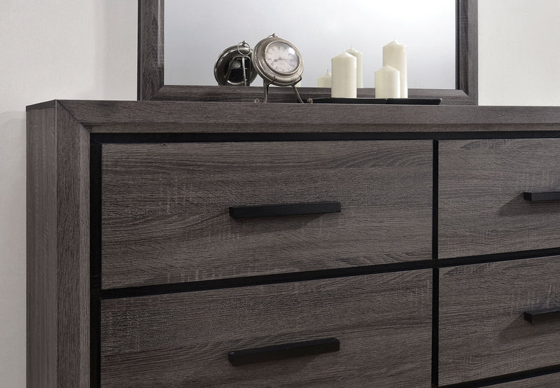 Conwy Gray 5 Pc. Queen Bedroom Set w/ Chest