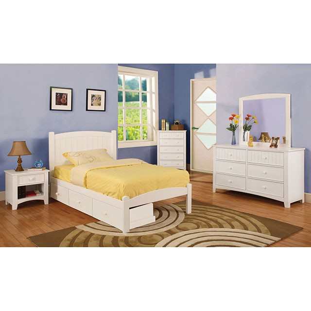 Corry White Nightstand
