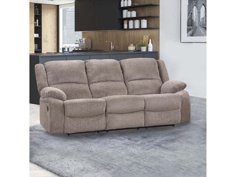 Cosimo Mocha Reclining Sofa