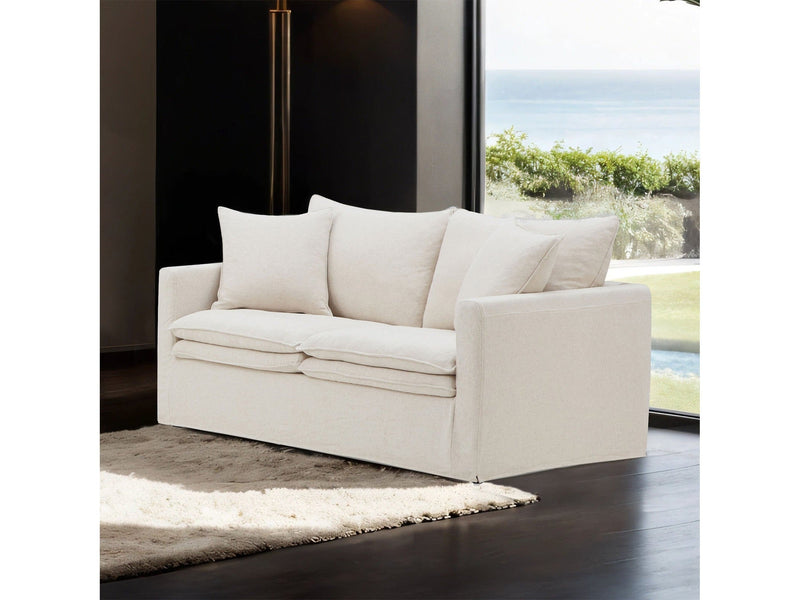 Crayford Taupe Loveseat