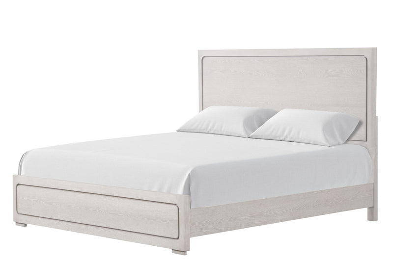 Crowthorne White Oak Queen 5 Piece Bedroom Set w/2 Nightstands