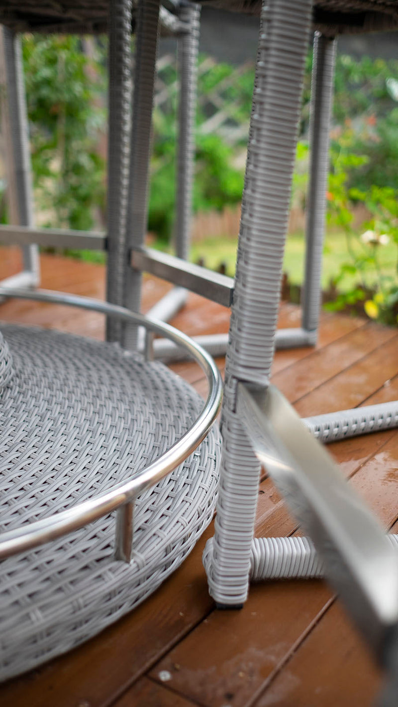 Cyprus Gray Outdoor 7-Piece Bar Table Set