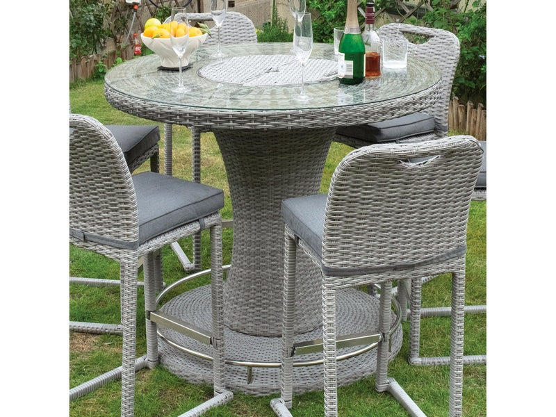 Cyprus Gray Outdoor Bar Table