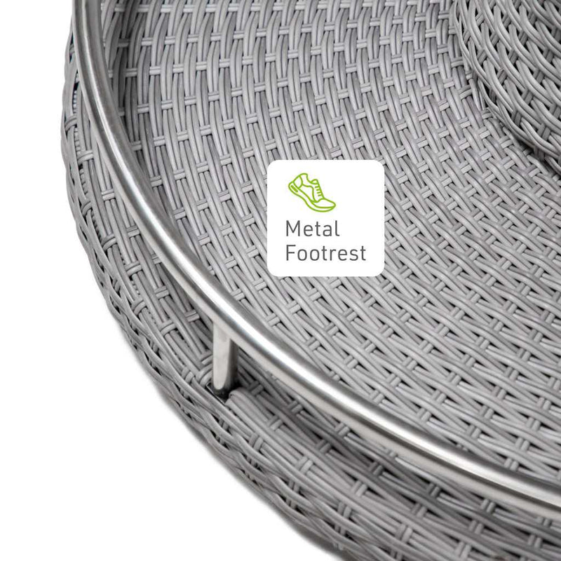 Cyprus Gray Round Outdoor Table Premium