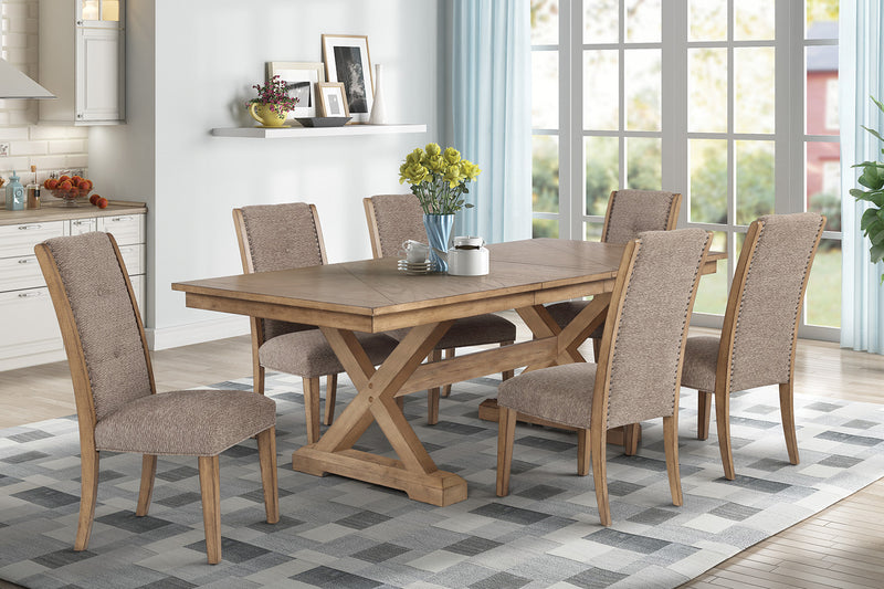Fawnmore Medium Brown Dining Set