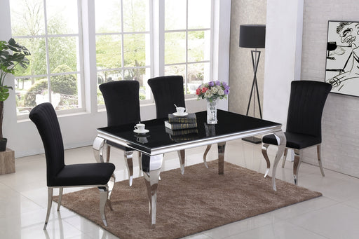 Lreva Chrome Dining Set