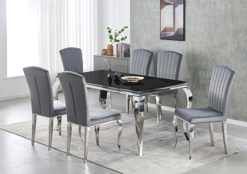 Mrova Chrome Dining Set