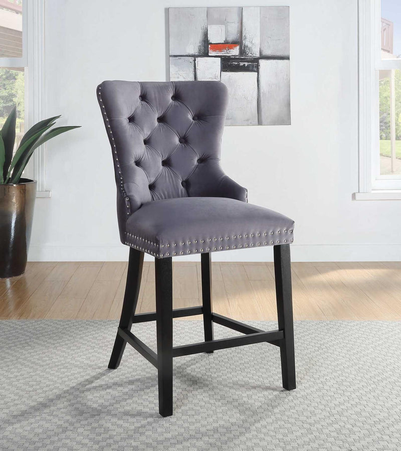 High Luxurious Velvet Counter Chairs