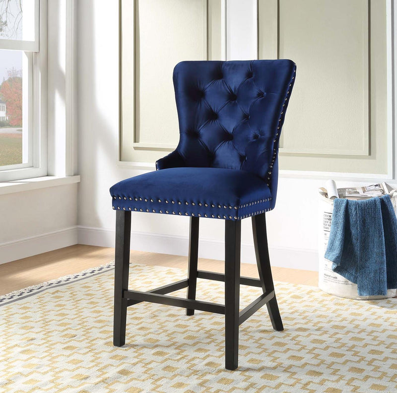 High Luxurious Velvet Counter Chairs