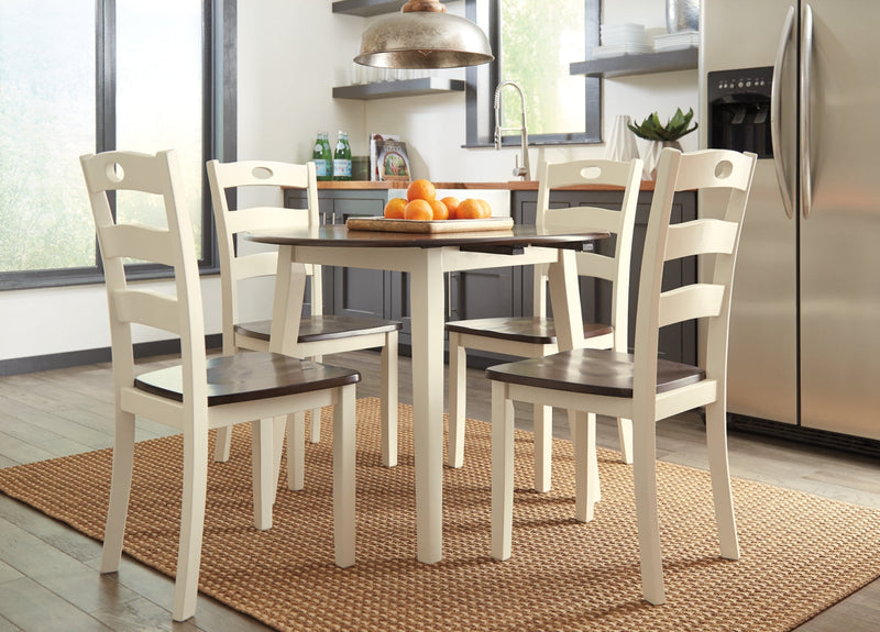 Woodanville Round Dining Room Drop Leaf Table