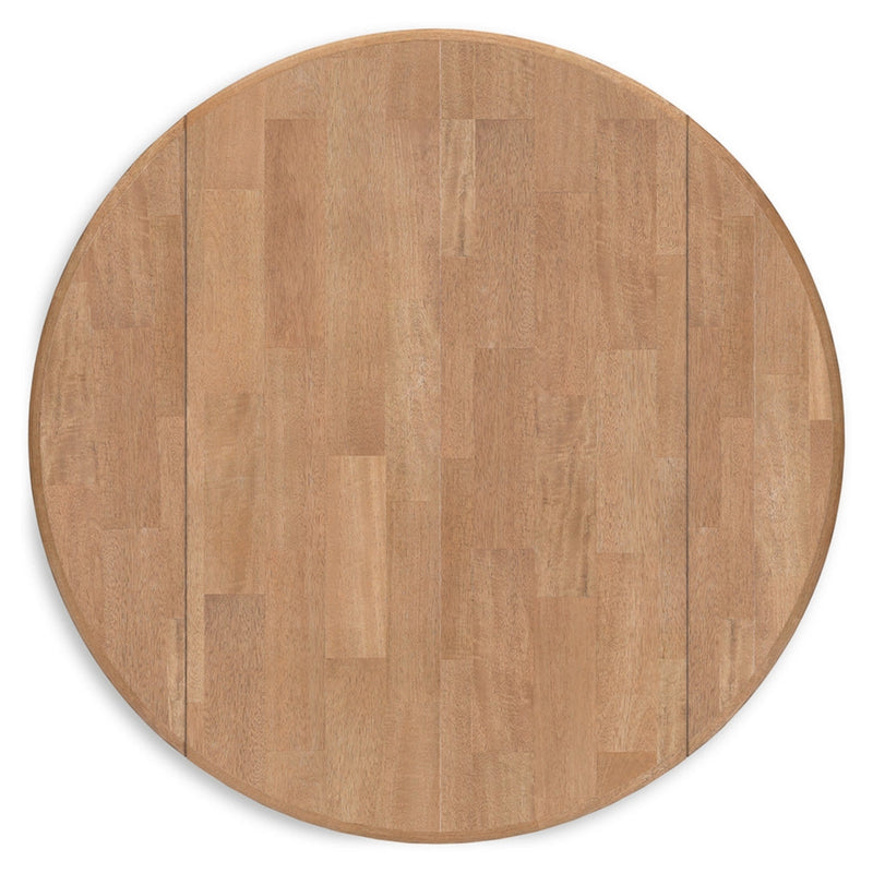 Gesthaven Round Dining Room Drop Leaf Table