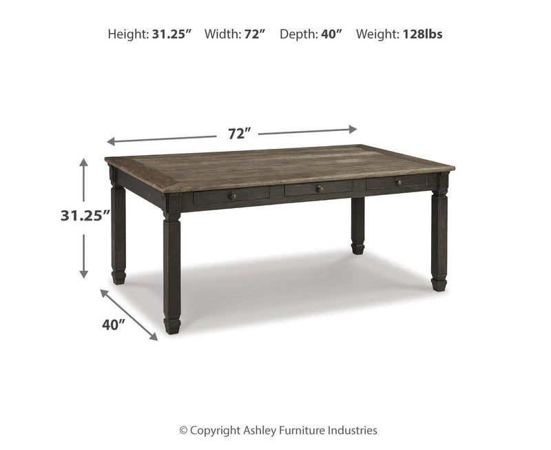 Tyler Creek Dining Set (Up to 6 Barstools)