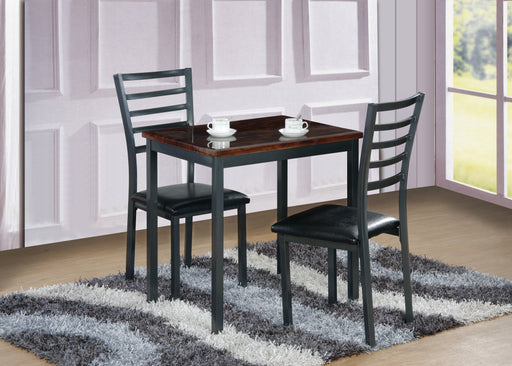 Quartz Black Metal Dining Set