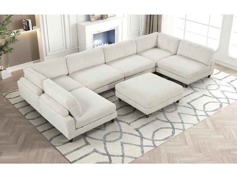Dagenham Beige Modular Sectional