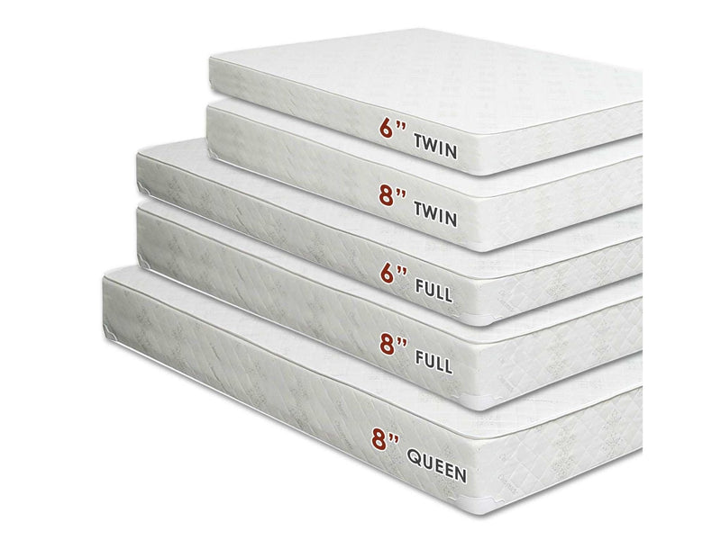 Daisy White 6" Bunkie Board Combo  Twin Mattress