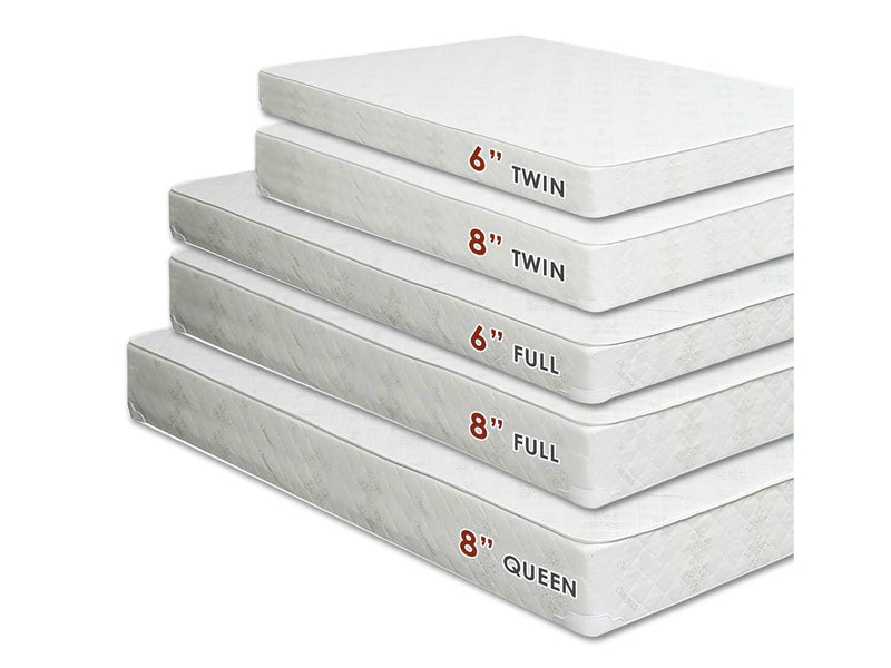 Daisy White 6" Bunkie Board Combo Twin XL Mattress