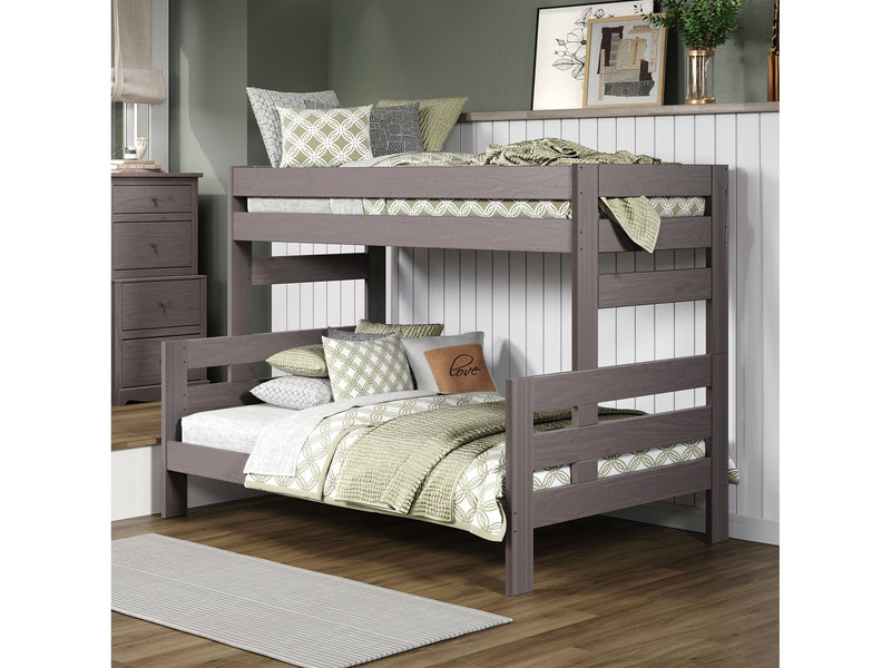 Damaris Gray Twin/Full Bunk Bed