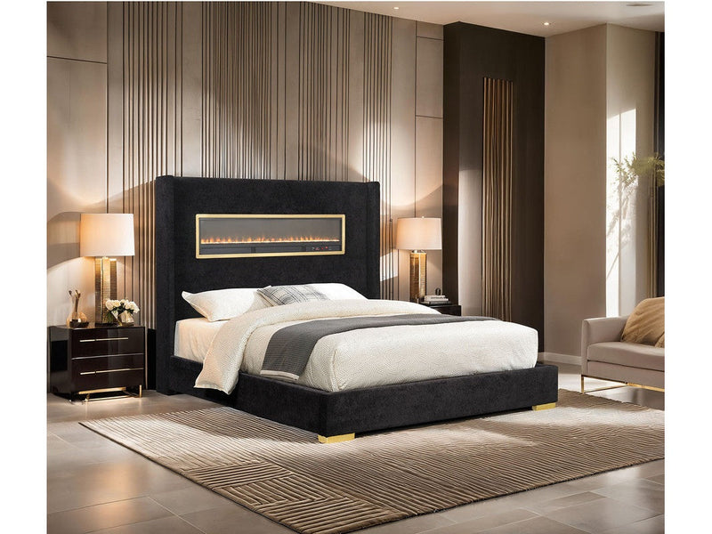Danvers Black Queen Bed