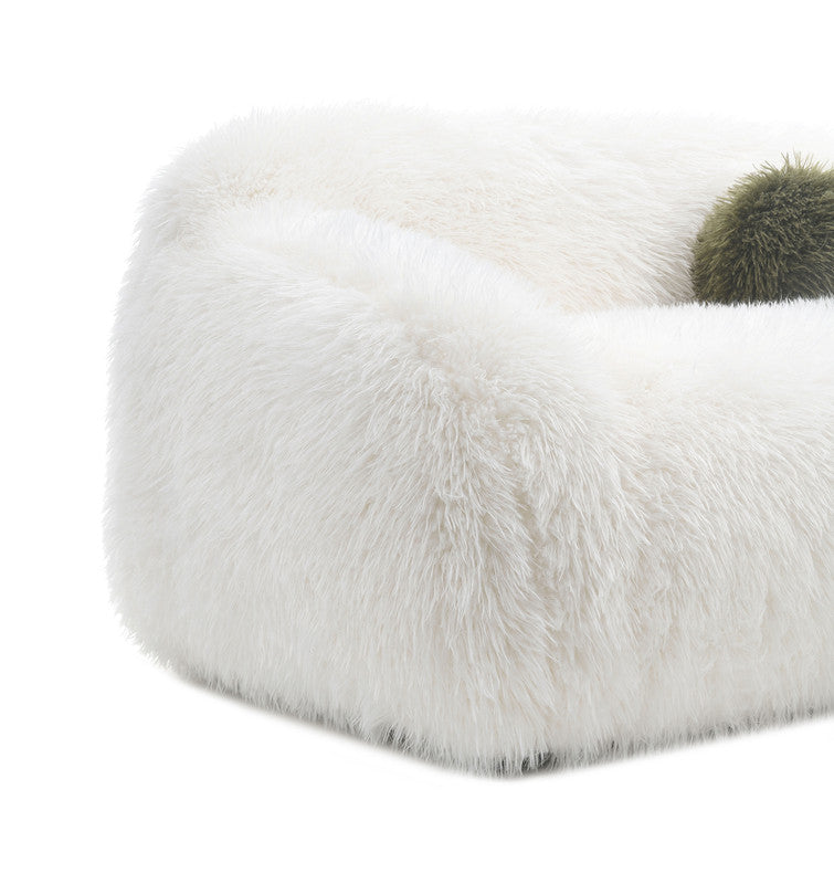 Darwen White Loveseat