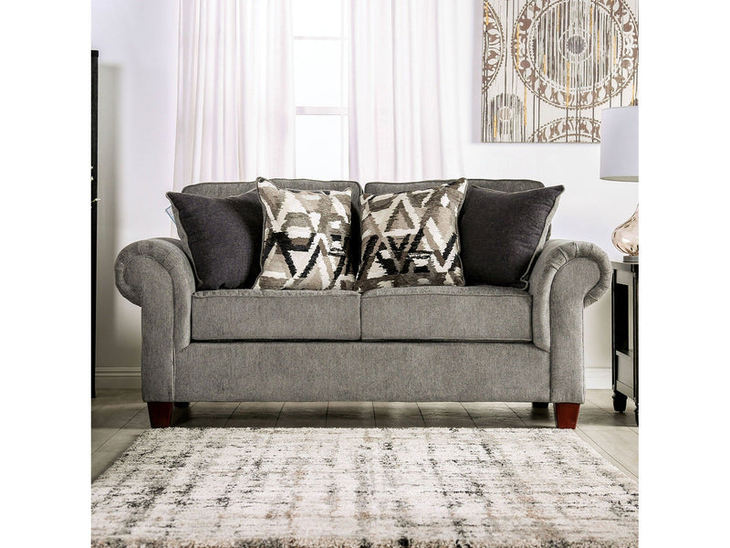 Delgada Graphite Loveseat