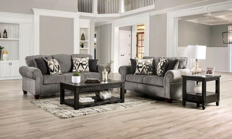 Delgada Graphite Loveseat