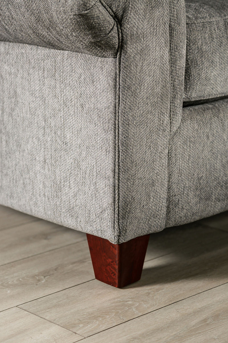 Delgada Graphite Sofa & Loveseat