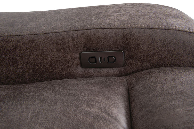 Demetrius Brown Power Loveseat