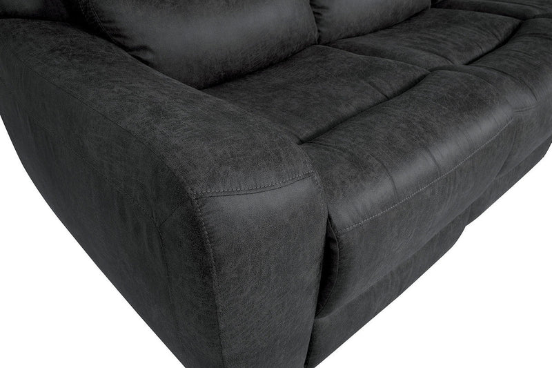 Demetrius Dark Gray Power Loveseat
