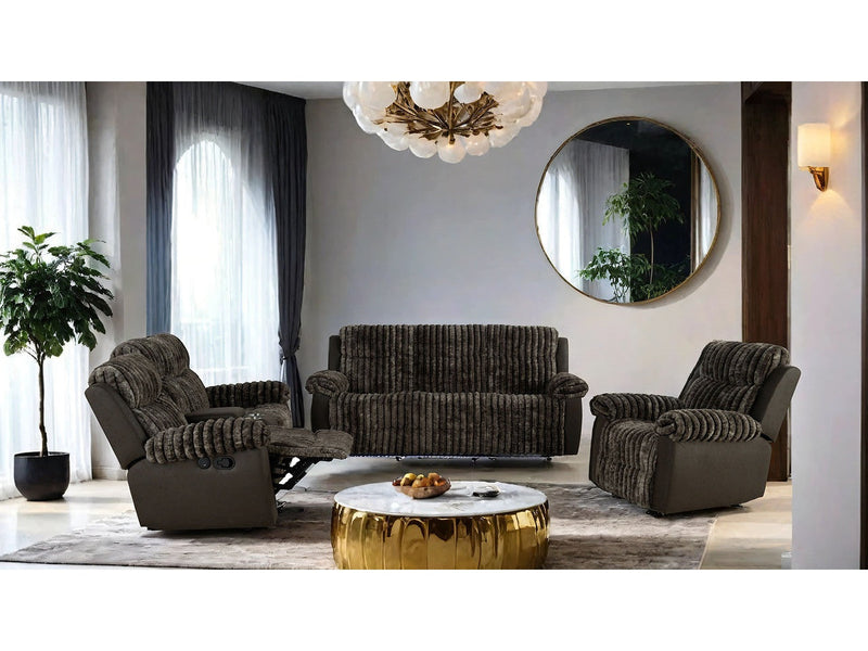Dionysus Brown Manual Glider Recliner
