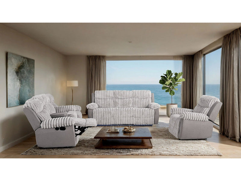 Dionysus Gray Manual Glider Recliner