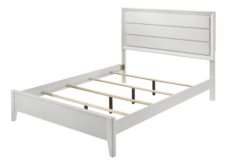 Dortmund White 5 Pc. Queen Bedroom Set w/ Chest