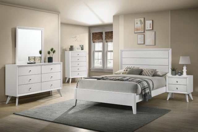 Dortmund White California King Bed