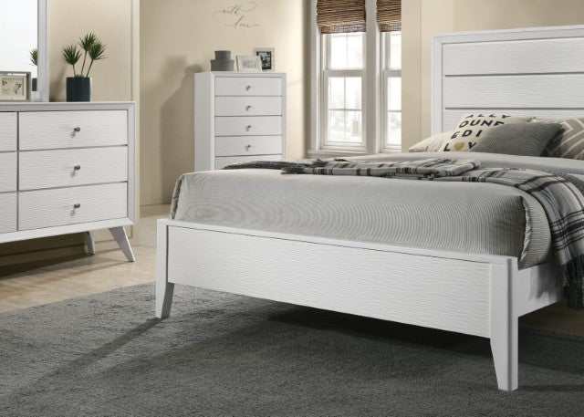 Dortmund White California King Bed