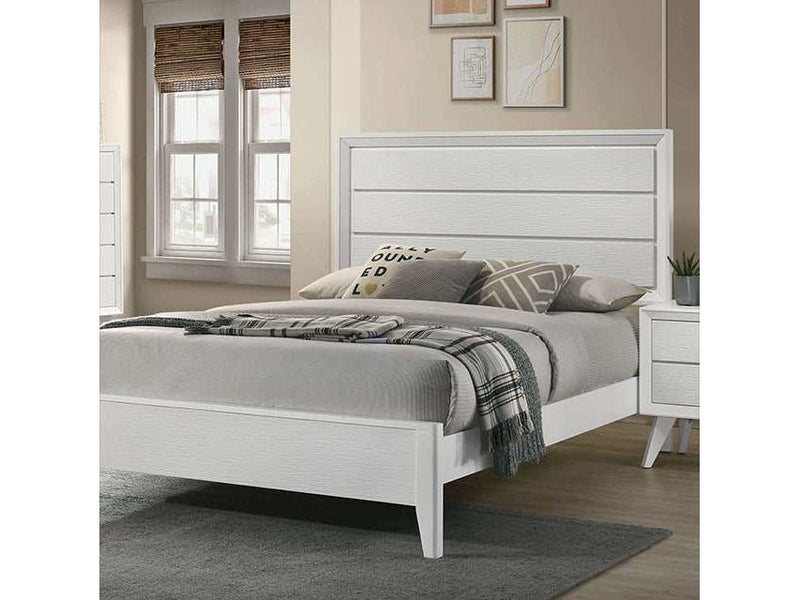 Dortmund White Eastern King Bed
