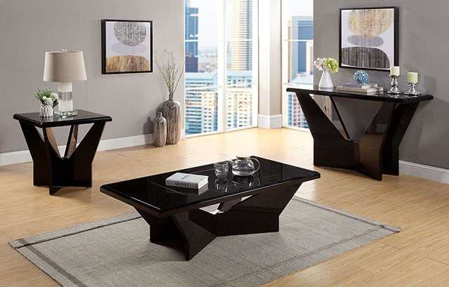 Dubendorf Black End Table
