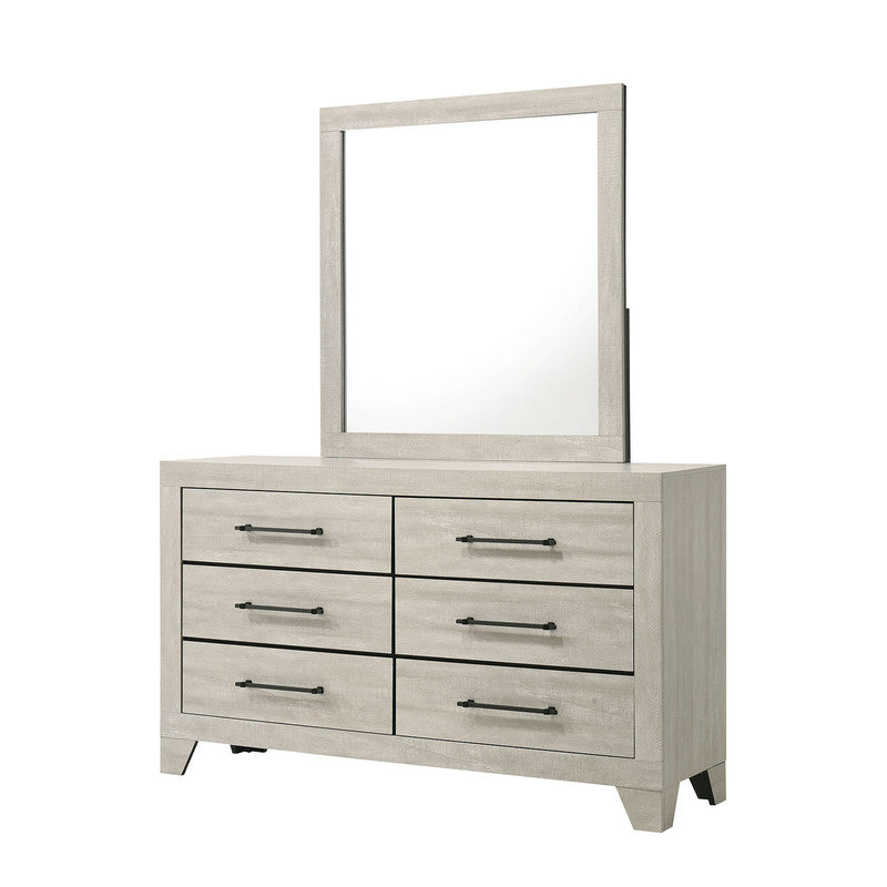 Dubuque Light Gray 5 Pc. Queen Bedroom Set w/ 2NS