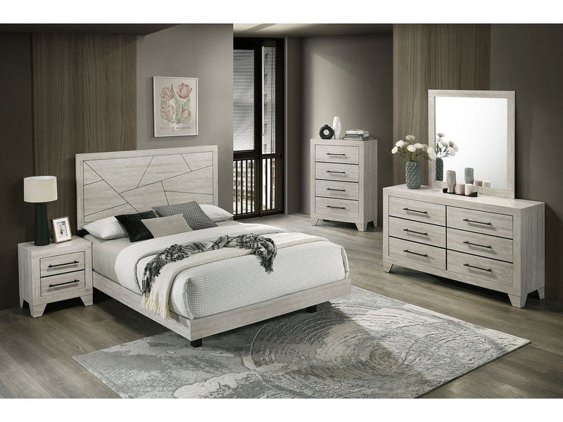 Dubuque Light Gray E.King Bed